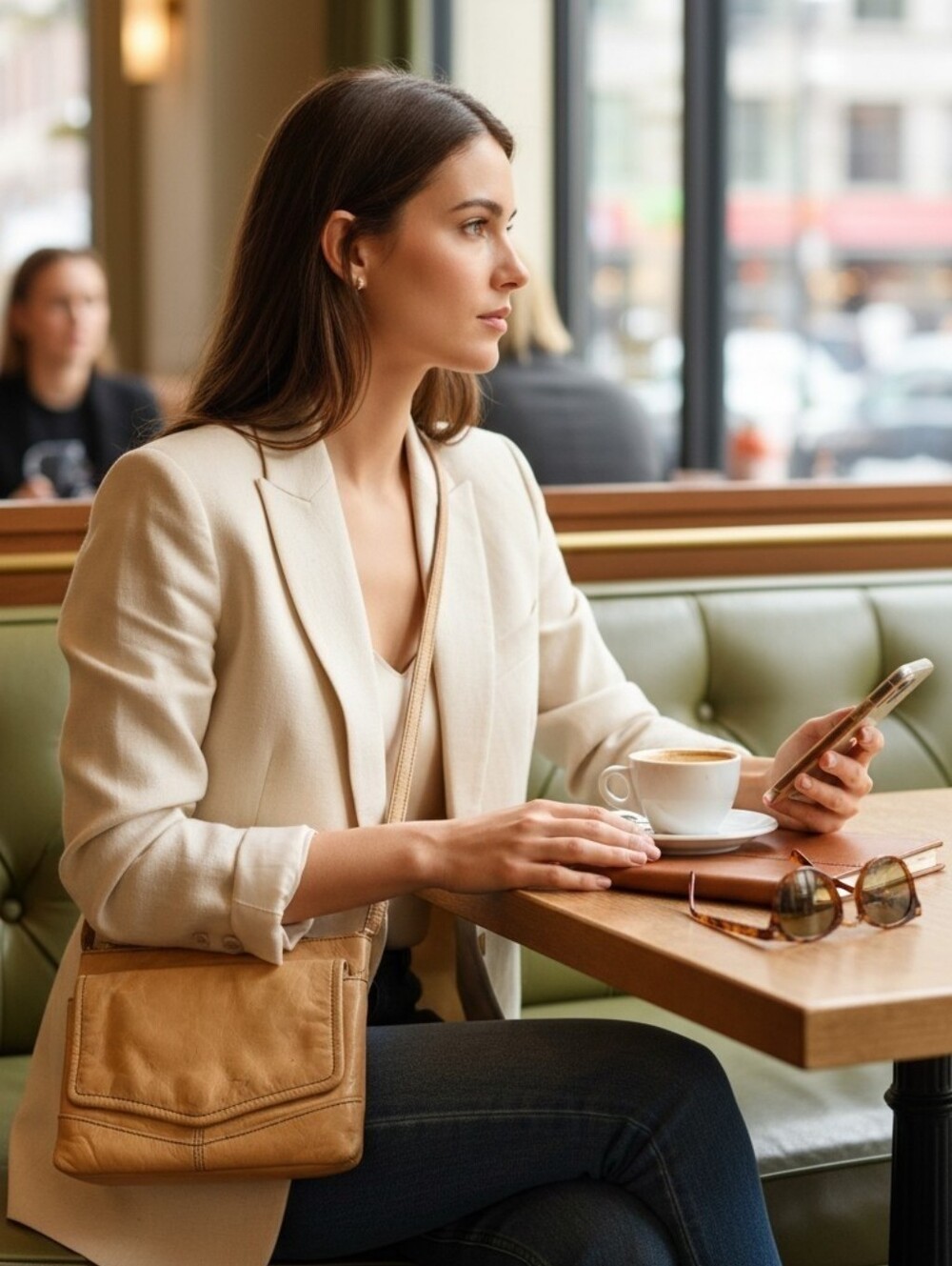 Hobo Genuine Leather Amble Crossbody Bag